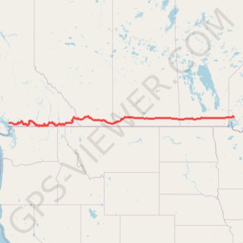 Départ - Alberta GPS track, route, trail