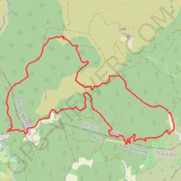 Boucle de Brama via La Matte GPS track, route, trail