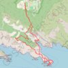Le Cap Morgiou, Gorguette, Saint-Pierre depuis Luminy GPS track, route, trail