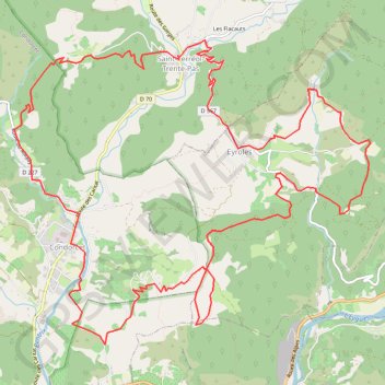 La Drôme Provençale - Les montagnes Russes GPS track, route, trail