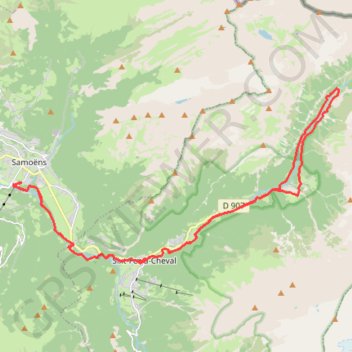 Samoëns - Bout du Monde GPS track, route, trail