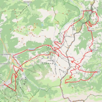 Tour des Portes du Soleil GPS track, route, trail