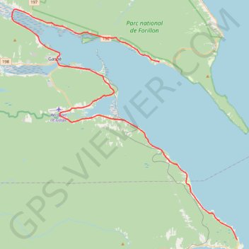 Gaspé - Saint-Georges-de-Malbaie GPS track, route, trail