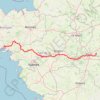Saint-Ouen-les-Vignes (37530), Indre-et-Loire, Centre-Val de Loire, France - Vannes (56000), Morbihan, Bretagne, France GPS track, route, trail