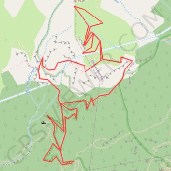 Aussois, Roc des Corneilles GPS track, route, trail