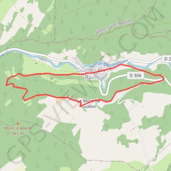 Le Mont de Guillon - Doubs GPS track, route, trail