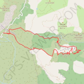 Rando cirque de l'infernet GPS track, route, trail
