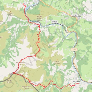 J2 V.Classique Bidarray-Itxassou GPS track, route, trail