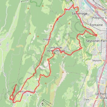 Croix de Jaume GPS track, route, trail