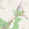 Vacherie du Boréon - Refuge de Cougourde - Lac des Sagnes - Lac de Trécolpas GPS track, route, trail