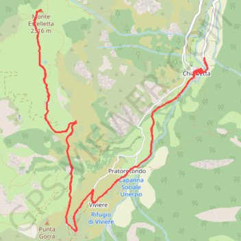 Monte Estelletta GPS track, route, trail