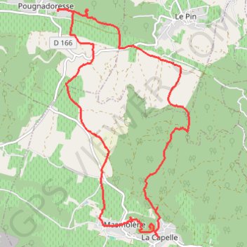 Rando Pougnadoresse GPS track, route, trail