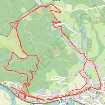 Saint-Pé-de-Bigorre - La pioche GPS track, route, trail