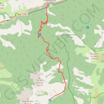 Refuge Carança - Thues GPS track, route, trail