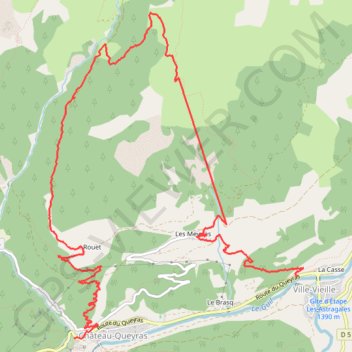 Col de la Crèche - randonnée pédestre GPS track, route, trail
