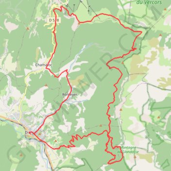 Vttour_topo1151 3 GPS track, route, trail