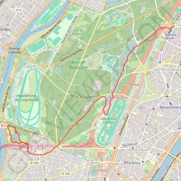 Belmondo-dauphine GPS track, route, trail