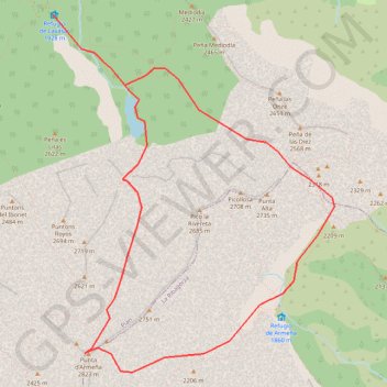 Pico d'Espouy par la Diagonale GPS track, route, trail