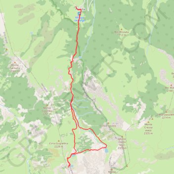 Palanfré - Lacs Frisson GPS track, route, trail