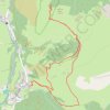 Raquettes Pène de Béon GPS track, route, trail