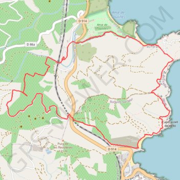 Paulilles - Banyuls GPS track, route, trail