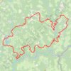 Tour entre Dordogne et Ventadour (Corrèze) GPS track, route, trail
