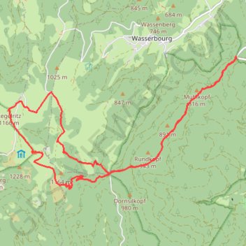 Col de Firstplan - Petit Ballon GPS track, route, trail