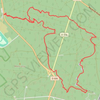 Fontainebleau GPS track, route, trail