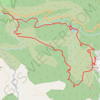 La Garde-Freinet - Les Neuf Riaux GPS track, route, trail