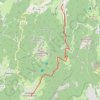 Traversée Saint Hugues-Le Sappey GPS track, route, trail