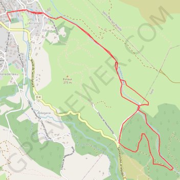 Sentier Saint-Ignace - Ascain GPS track, route, trail