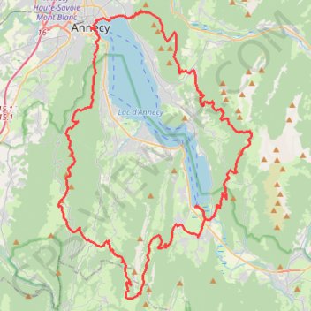 Tour du lac d’Annecy GPS track, route, trail