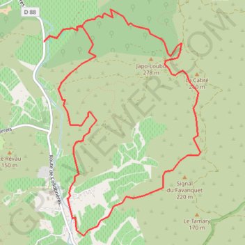 Dolmen de Gautobry GPS track, route, trail