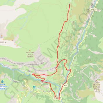 Le Plateau de Saugué GPS track, route, trail