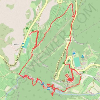 Ferrata di Castel Drena GPS track, route, trail