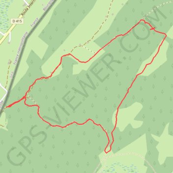 Creux de la Croux GPS track, route, trail