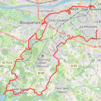 Boucle Granlieu GPS track, route, trail