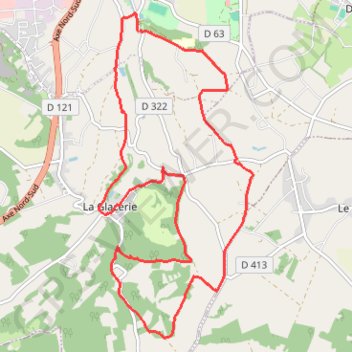 Bocage et collines de Tourlaville GPS track, route, trail