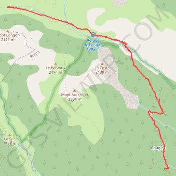 Plateau-de-longon GPS track, route, trail