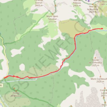 Rando Valabre-moliere GPS track, route, trail