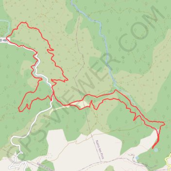 Pas de Peyris - Sources de l'Huveaune GPS track, route, trail