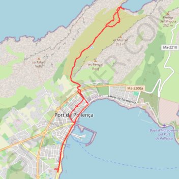 Cala Boquer GPS track, route, trail