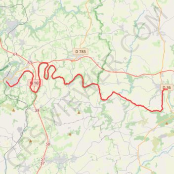 Châteauneuf-du-Faou / Châteaulin GPS track, route, trail