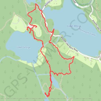 Mammoth Lakes Loop GPS track, route, trail