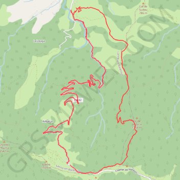 VTT Issarbe GPS track, route, trail