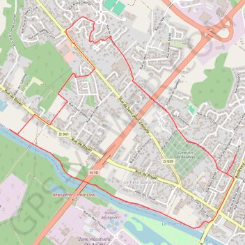 Parcours planifié le 11 mai 2020 GPS track, route, trail