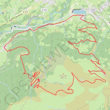 [Itinéraire] Circuit n°10 - Val d'Azun - Le Cabaliros GPS track, route, trail