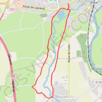 La Loubière GPS track, route, trail