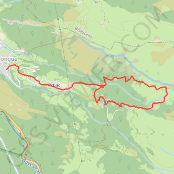 Abbaye de Saint-Orens GPS track, route, trail
