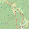 Le rossberg depuis Bourbach GPS track, route, trail